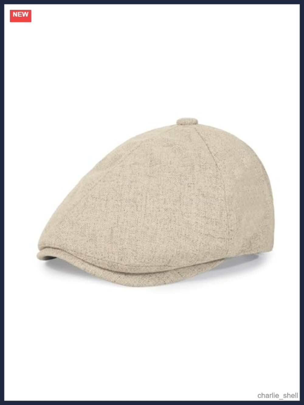 Men's Adjustable 6-Panel Newsboy Flat Cap Hat Classic Scally Driving Outdoor